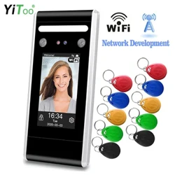 YiToo Wifi Nhận Dạng Khuôn Mặt Kiểm Soát Truy Cập Năng Động Nhận Diện Khuôn Mặt Khóa Cửa Mặt Máy Chấm Công Phần Mềm Miễn Phí TCP/IP USB