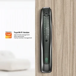 Khóa Cửa 3D Face ID Có Camera Kỹ Thuật Số Chuông Cửa Tuya Wifi Vân Tay Thông Minh Nhận Diện Khuôn Mặt Khóa