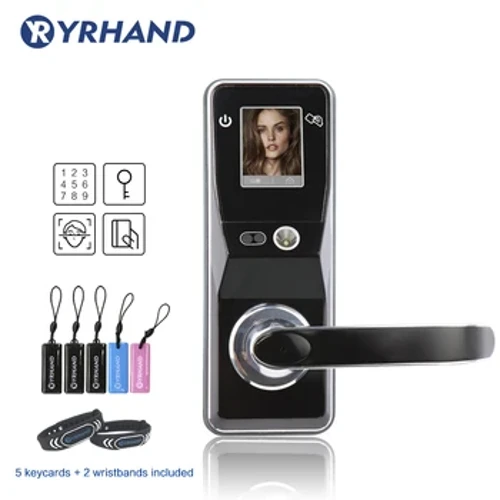 Elektronesch Dier Spär Gesiicht Unerkennung Spär Digital Sécherheet Touchscreens Keyless Gesiicht Smart Dier Spär