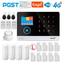 PGST-103 4G Home WiFi intelligentes Alarmsystem, Home Wireless Security Device, gesteuert von Smart Life-Anwendung, Arbeiterwitz