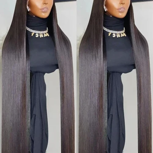 13x6 asgwrn syth Lace wigiau blaen Lace llawn wigiau gwallt dynol ar gyfer menywod gwallt dynol HD tryloyw 360 Lace flaen Wig 44 46 modfedd