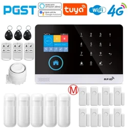 PGST-103 4G kodin älykäs WiFi-hälytysjärjestelmä, kodin langaton turvalaite, Smart Life -sovelluksen ohjaama, toimiva äly