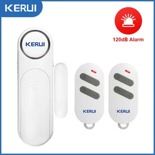 KERUI Nirkabel Pintu/Windows Sensor Alarm 300ft 120dB Anti-Theft Smart Remote Control Kanggo Anak-anak Kabinet Keamanan Keamanan Rumah