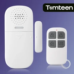 I-Tomteen Wireless Door Window Sensor Alarm 130dB Anti-theft Alarm PIR Magnetic Smart Home System I-Remote Control Alamu Yokuphepha