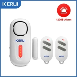 KERUI 120DB Haririk gabeko Ate/Leiho Sarrera Segurtasuna Lapurreta Sentsore Alarma PIR Etxe Adimendun Magnetikoa Garaje Sistema Urruneko Kontrola Led