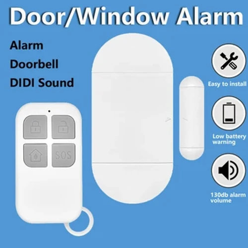 130DB Door Winter Door Alarm Brezžični daljinski upravljalnik Senzor vrat Alarm Host Protivlomni varnostni alarmni sistem Komplet za zaščito doma