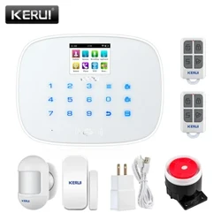 KERUI W193 Home Security Alarm System GSM/WIFI Connection Mobile Wireless Abriecheralarm Kit mat Bewegungssensor Sirene