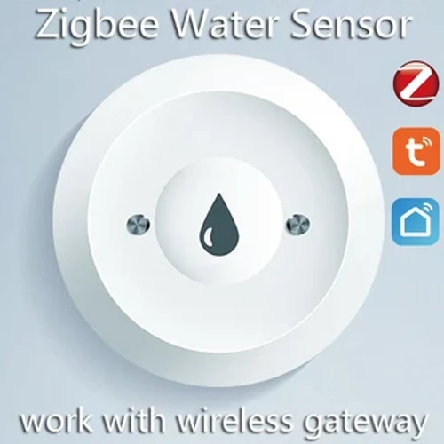 Zigbee Wateronderdompelingssensor Smart Life Lekkagesensor Waterkoppeling Alarm App Controle op afstand Waterlekdetector Tuya