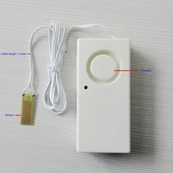 Smart Home Alarm Waasser Leckage Alarm Detektor Onofhängeg Waasser Leck Sensor Detektioun Héichwaasser Alarm Iwwerschwemmungssécherheet Alarm System