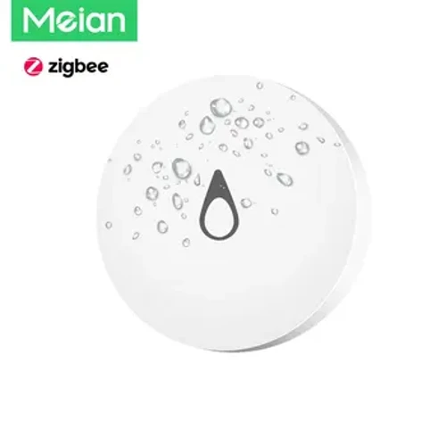 Датчык уцечкі вады Meian ZigBee Датчык апускальнай ахоўнай сігналізацыі Дэтэктар уцечкі вады Wi-Fi Абвестка аб перапаўненні Воданепранікальны разумны дом