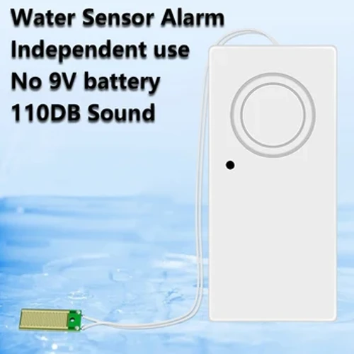 Home Alarm น้ำรั่วนาฬิกาปลุกอิสระน้ำรั่ว Sensor เครื่องตรวจจับน้ำท่วม Overflow Security Alarm System