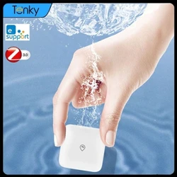 I-Ewelink Zigbee Water Leakage Sensor Ukuvuza Umtshina Wokuvuza Kwesikhathi sangempela se-APP ye-Alarm Scene Linkage Waterproof Security Protection