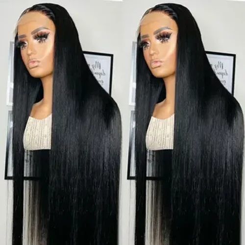 13x4 13x6 360 HD Amawigi Ezinwele Zomuntu Aphelele Angaphambili Kwabesifazane I-Brazilian Bone Straight Lace Frontal Wigs 7x5 Izinwele Zomuntu Ezingena Glueless