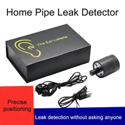 Water Mains Leak Detector Underground Mains Leak Monitor Kit Water Mains Leak Detector Kit Kanthi Headphone Kanggo Indoor Outdoor