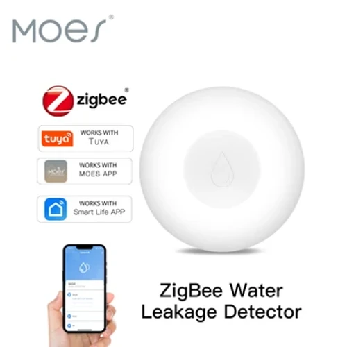 ZigBee suv toshqini sensori Suv qochqinlarni aniqlash detektori Suv idishi to'liq ogohlantirish to'lib toshgan xavfsizlik signalizatsiya tizimi Tuya Smart App masofadan boshqarish pulti