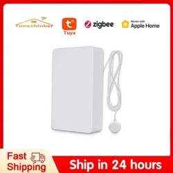 Czujnik wycieku wody Tuya inteligentne Wi-Fi w domu wysoka czułość detektor Zigbee kontrola aplikacji System alarmowy dla Apple Homekit