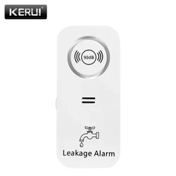 KERUI Trådlös vattensensor 90db larm Vattenläckagedetektor Läckagelarm Övervakning av läckor Känsligt läckage- och dropplarm för hemmet