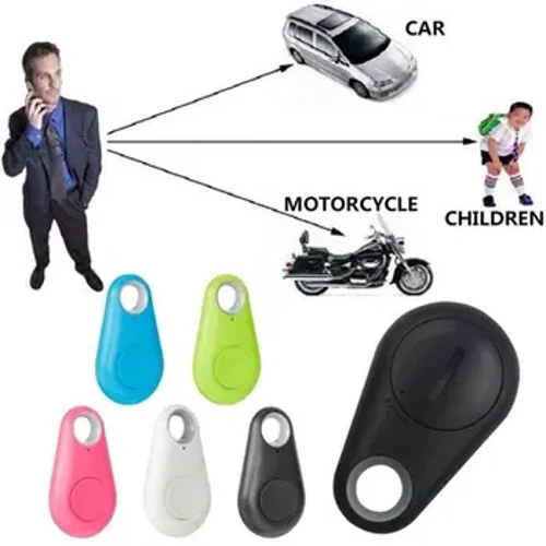 Mini Fashion Smart Dog Mazlíčci Bluetooth 4.0 GPS Tracker Anti-strate Alarm Tag Bezdrátová dětská taška Peněženka Vyhledávač klíčů