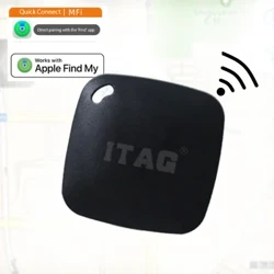 Мини уред за следење за Apple Најди го мојот клуч Паметен iTag Пронаоѓач на деца за домашно милениче Автомобил GPS изгубен тракер Smart Bluetooth Tracker IOS систем