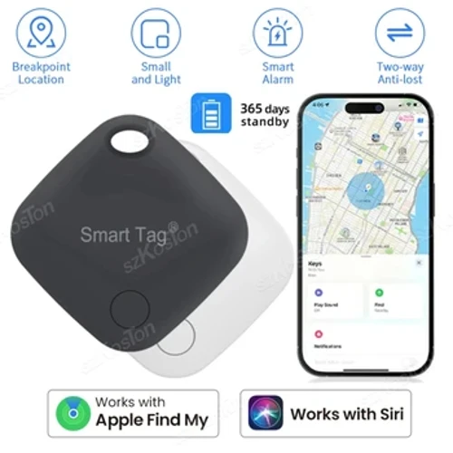Lava mamao Smart Tag Su'e GPS mo Ea Tag Su'e Ki Fagafao atotupe Uila Anti-lost Alarm Mini Su'e e galue ma iOS Saili Lo'u
