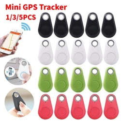 1/3/5ks Mini GPS Tracker Bluetooth Zariadenie proti strate zariadenia Pet Kids Bag Peňaženka Sledovanie pre IOS/Android Finder Locator Príslušenstvo