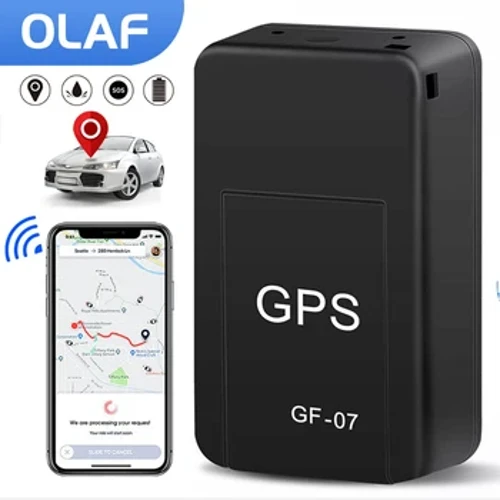 OLAF GPS автомобил за проследяване GF07 Магнитно проследяване в реално време Против кражба Локатор за изгубено превозно средство Мини устройство за проследяване Локализатор на съобщения