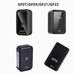 Hot GF-07 / GF- 09 / GF-21 / GF-22 Localizzatore GPS Mini localizzatore GPS per auto Dispositivo di localizzazione anti-smarrimento con telefono a controllo vocale