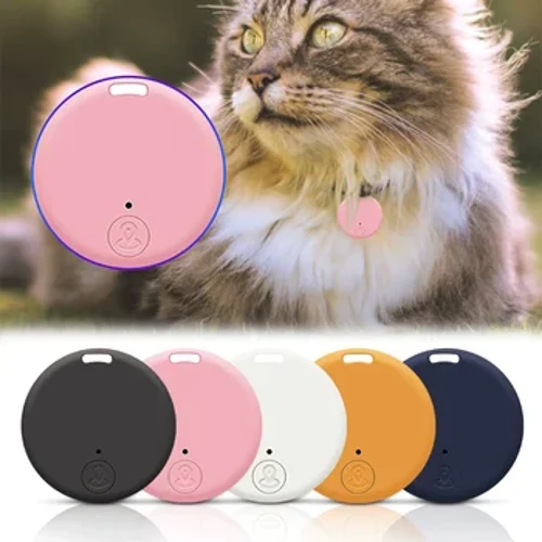 Mini-Hund GPS Bluetooth 5.0 Tracker Anti-Lost-Gerät Rundes Anti-Lost-Gerät Haustier Kindertasche Geldbörse Tracking Smart Finder Locator