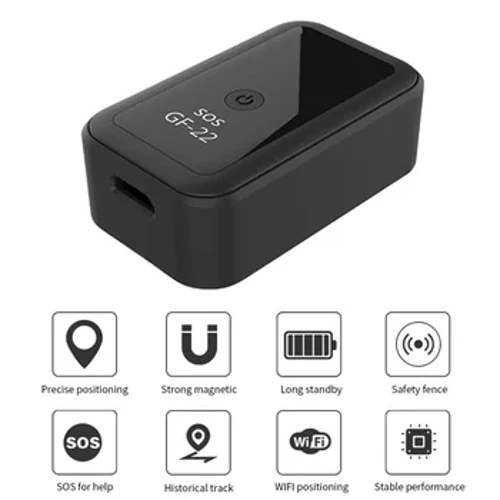 GF-22 GPS Tracker Mini Osobné vozidlo Auto Tracker Antistratový automatický alarm Motocykel GPS Auto Anti-stratový presný lokátor