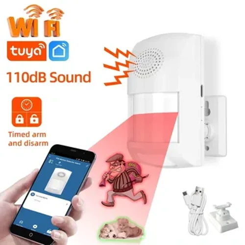 Tuya Wi-Fi инфракрасный детектор движения PIR датчик умный дом датчик охранной сигнализации защита безопасности удаленный монитор приложение Smart Life