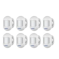 KERUI Wireless Mini Design PIR Motion Detector เซ็นเซอร์เตือนภัยอินฟราเรดแบบพาสซีฟพร้อมฐานหมุนแม่เหล็กสำหรับระบบเตือนภัยบ้าน