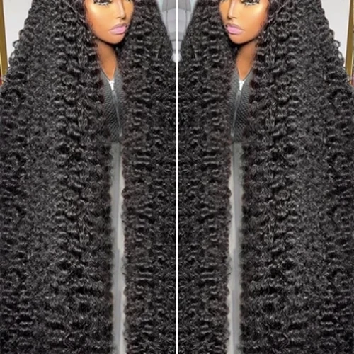 Melodie 40 HD 13x6 rizado 250% pelucas de cabello humano Frontal de onda de encaje profundo transparente 13x4 peluca Frontal de encaje 5x5 sin pegamento listo para usar