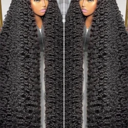 I-Melodie 40 HD 13x6 Curly 250% Deep Wave Lace Ngaphambili Iwigi Zezinwele Zomuntu Ezisobala 13x4 Ileyisi Yangaphambili Iwigi 5x5 I-Glueless Ilungele Ukugqokwa