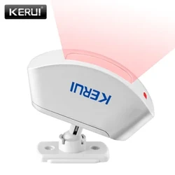 KERUI P817 Rivelatore a infrarossi wireless Sensore a tenda Rivelatore PIR Rivelatore di sistema di allarme antifurto vestito per tutti gli allarmi KERUI