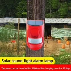 Năng lượng mặt trời Cảm biến chuyển động hồng ngoại Báo động chống nước Báo động an ninh Còi báo động Điều khiển từ xa Đa chức năng cho Biệt thự Sân vườn Trang trại