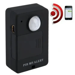 LESHP A9 Mini-PIR-Alarmsensor, Infrarot-GSM-Funkalarm, hochempfindlicher Monitor, Bewegungserkennung, Diebstahlschutz, EU-Stecker, Stück