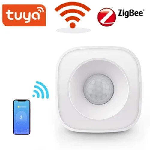Tuya ZigBee/WiFi PIR Bevægelsessensor Trådløs Infrarød Detektor Sikkerhed Tyverialarm Sensor Smart life APP Control Kompatibel