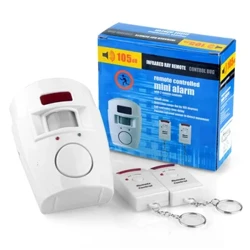 Home Smart Wireless Home Security PIR Alert Infrarød Sensor Alarmsystem Anti-tyveri Bevægelsesdetektor Alarm 105DB Sirene
