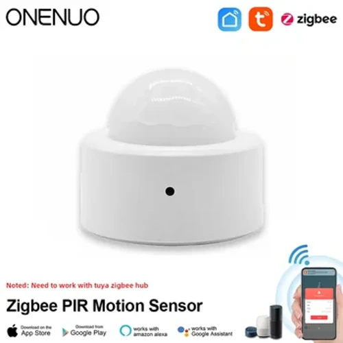 ONENUO Tuya Zigbee Mini Smart PIR Motion Detector Mwili wa Binadamu Infrared Sensor Anti Wizi Tuya App Udhibiti wa Mbali Maisha Mahiri.