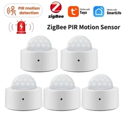 Senzor de mișcare Tuya ZigBee PIR Mini detector de prezență în infraroșu pentru corpul uman Sistem de alarmă de protecție pentru securitatea casei inteligente Smart Life
