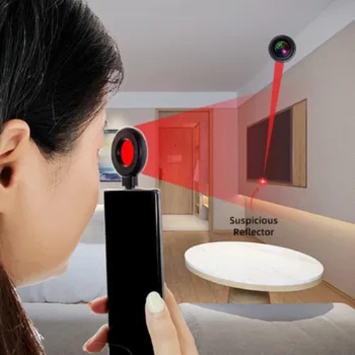 I-Portable Camera Detector Uhlobo C I-Mini Mobile Phone I-USB Alarm Ihhotela I-Infrared Anti Surveillance Ikhamera Yephinikhodi Yokudubula Ye-Candid