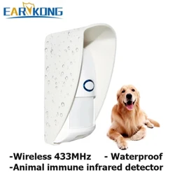 I fafo e leai se vai e leai se vai i fafo o manu e puipuia ai le infrared detector 433MHz PIR Motion sensor mo le fale faomea fale.