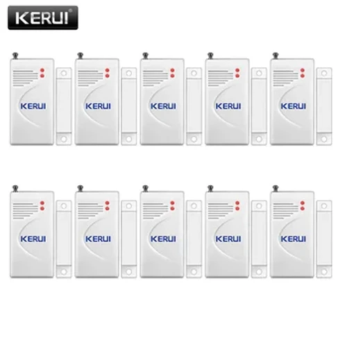 KERUI 433mhz Wireless Door Sensor Home Alarm Sécherheetsfenster / Dier Sensor Detektor Fir W18 W20 K52 WIFI GSM Alarm Systemer