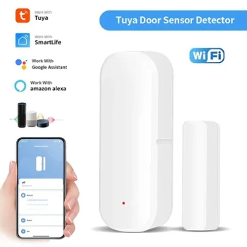 Smart Life App WiFi Dier Sensor Fënster Sensor Open / Zou Detektor Sécherheetsschutz Alarm Detektor Schafft mat Alexa