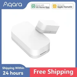 Aqara porta janela sensor zigbee conexão sem fio precisa de gateway casa inteligente para xiaomi mijia app mi casa homekit