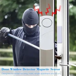 Door Window Bežični protuprovalni alarm s magnetskim senzorom Smart Home Safety Wireless Longer System Security Protuprovalni alarmni uređaj