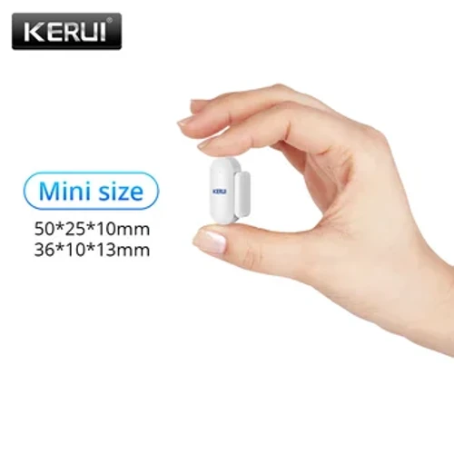 KERUI 433 MHz Nirkabel Mini Kecil Mikro Keamanan Rumah Pintu Jendela Sensor Detector Anti-Tamper untuk Sistem Alarm GSM WIFI