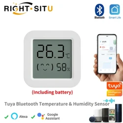 Tuya Senzor temperature i vlage Mini LCD digitalni zaslon kompatibilan s Bluetooth APP Daljinski upravljač Termometar Higrometar
