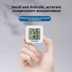 1/5pcs LCD Thermomedr Digidol Hygrometer Dan Do Electronig Tymheredd Synhwyrydd Mesurydd Thermomedr Cartref Addurn Thermomedr Cartref