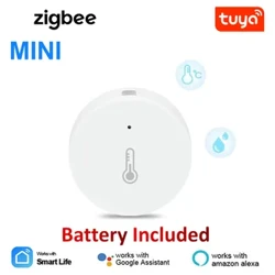 Tuya Zigbee 3.0 senzor temperature i vlažnosti Daljinski monitor pomoću aplikacije Smart Life Napaja se baterijom Rad s Alexa Google Home